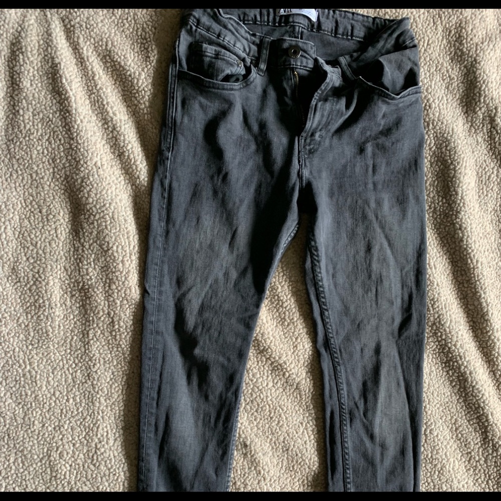 Men’s Zara dark gray skinny jeans
